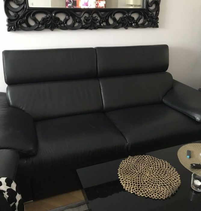 Sofa 3-osobowa , fotel ,skóra