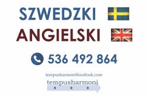 Język angielski i szwedzki
