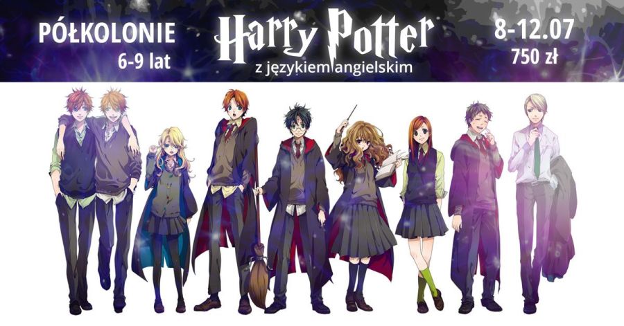 Harry Potter  półkolonie z językiem angielskim