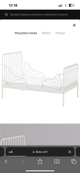 Łóżko Ikea