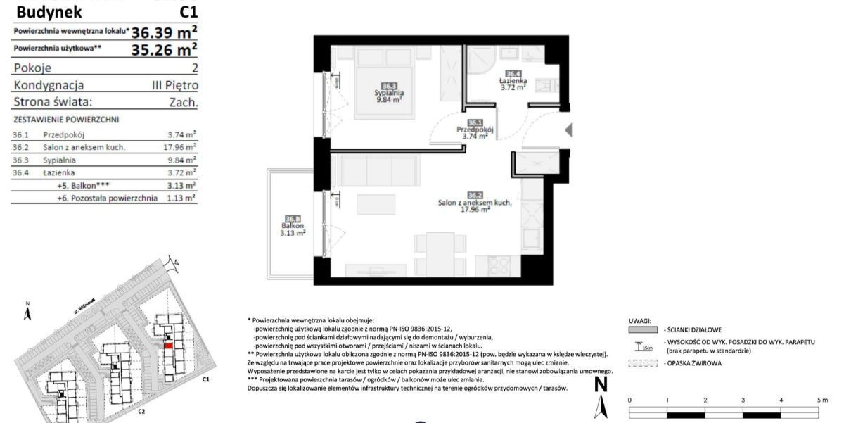 Nowe dwupokojowe mieszkanie- Kup bez prowizji!: zdjęcie 94074701
