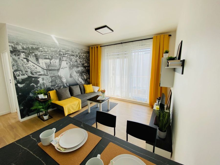 Nowy 2-pokojowy apartament przy ul. Nowatorów, Gdańsk hala+komórka