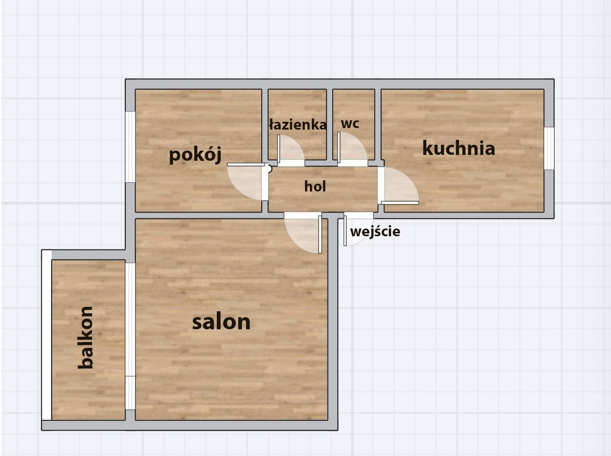Pustki Cisowski 2 pokoje z balkonem, dwustronne, s: zdjęcie 94085237