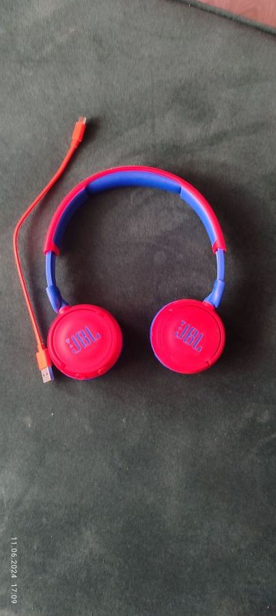 Słuchawki nauszne JBL JR310BT Czerwony Tylko przedmiot
