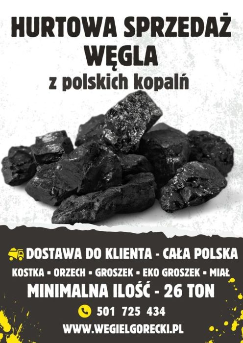 Hurtowa sprzedaż węgla z Polskich Kopalń