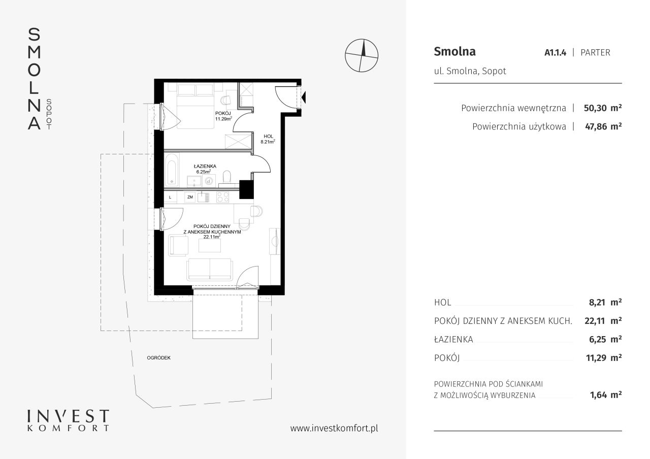 Mieszkanie Smolna A1.1.4: zdjęcie 94600029