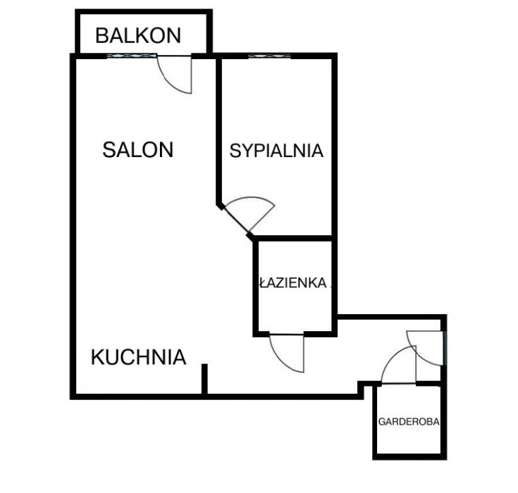 Mieszkanie 2 pokoje z miejscem parkingowym Wejherowo