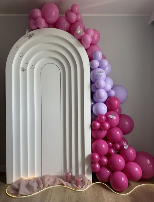 Dekoracje balonowe|ścianki balonowe| przyjęcia