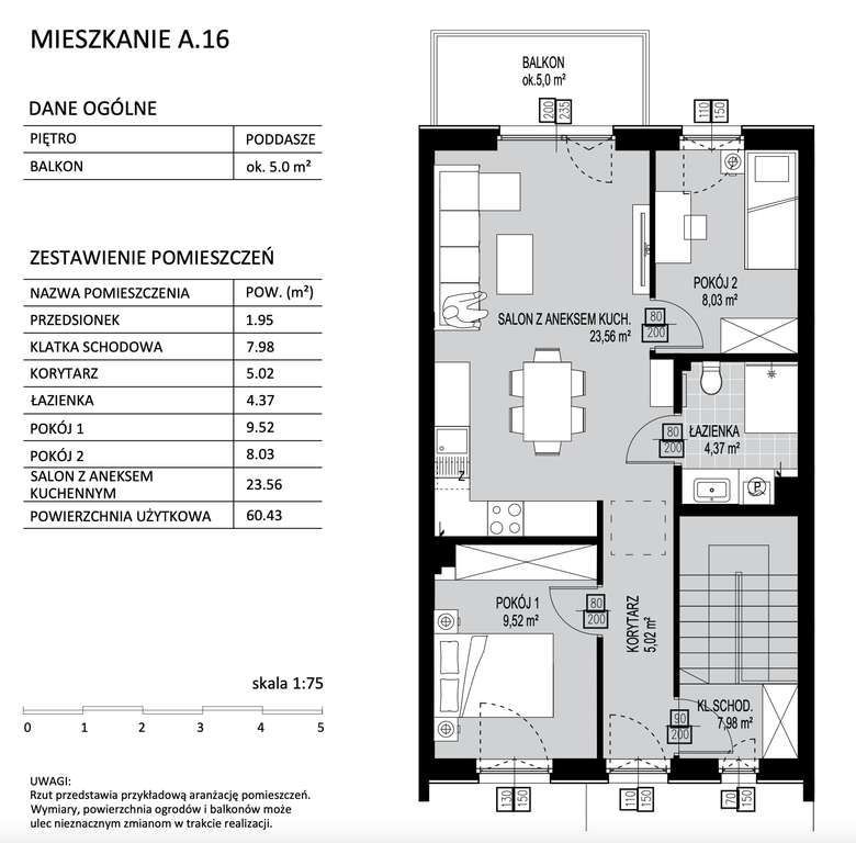 Nowe mieszkanie dwukondygnacyjne 100 m2.: zdjęcie 94391418