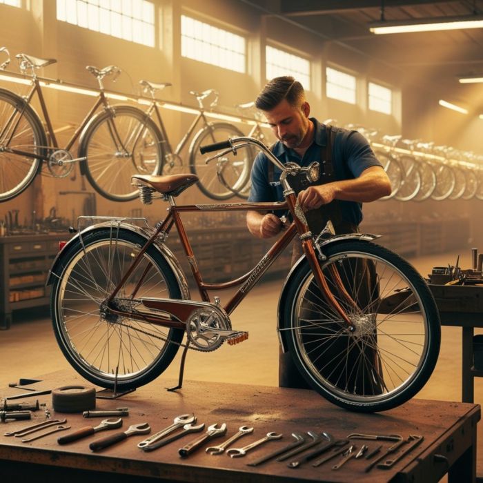 Serwis rowerów, możliwość naprawy również u klienta.
