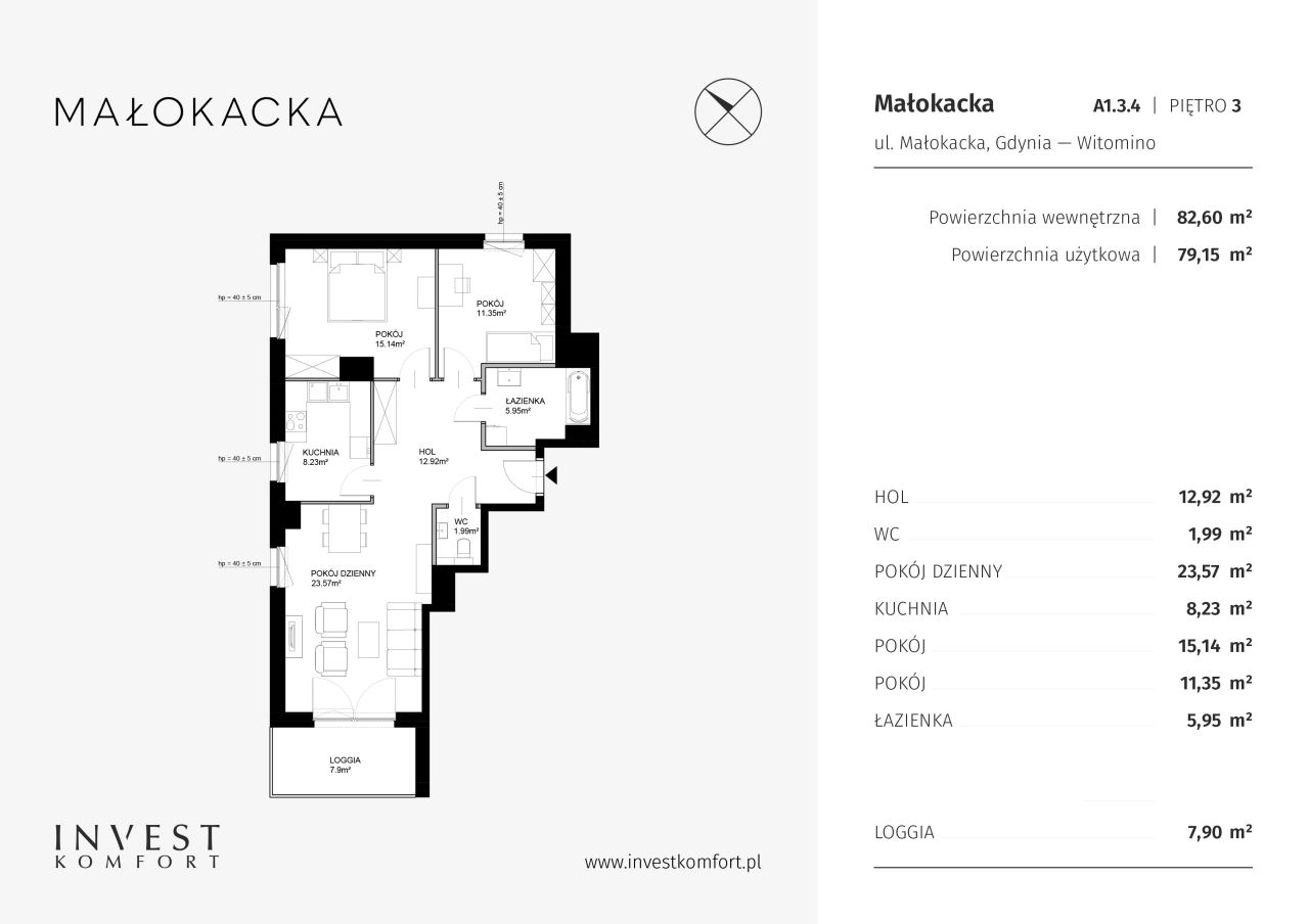 Mieszkanie Małokacka A1.3.4: zdjęcie 94599730