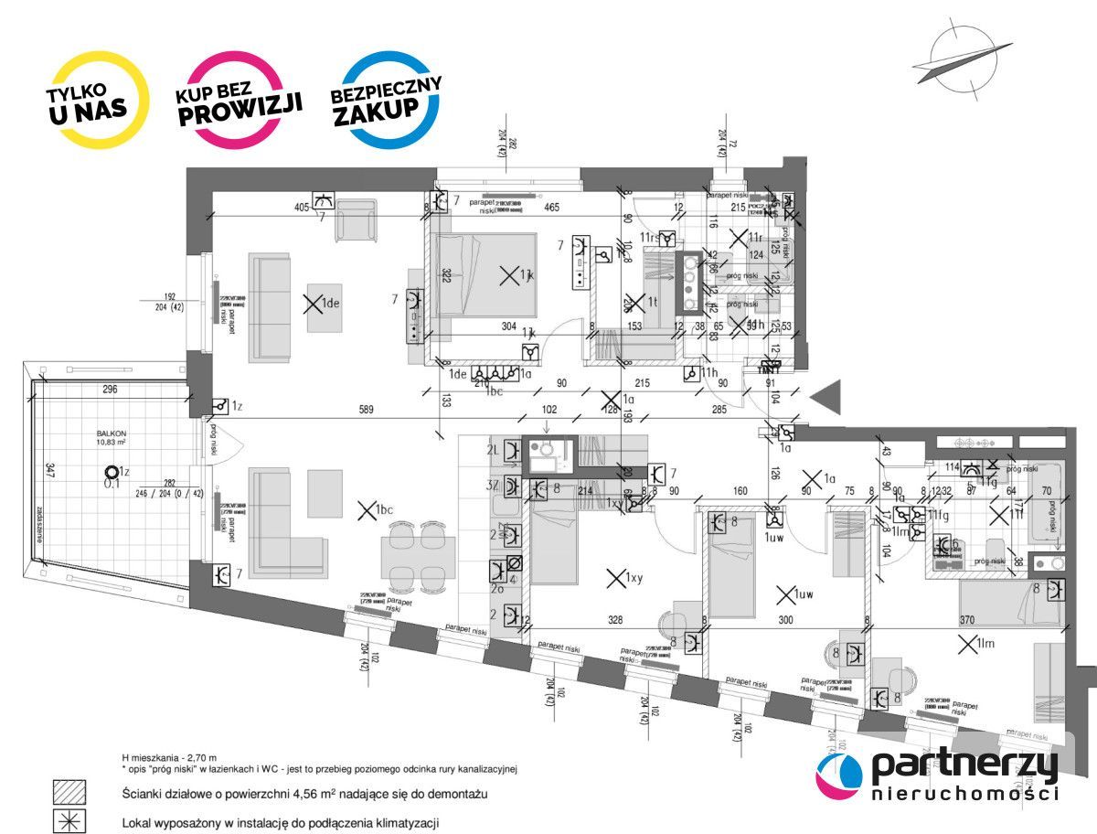 Nowoczesny apartament w centrum miasta.: zdjęcie 94670258