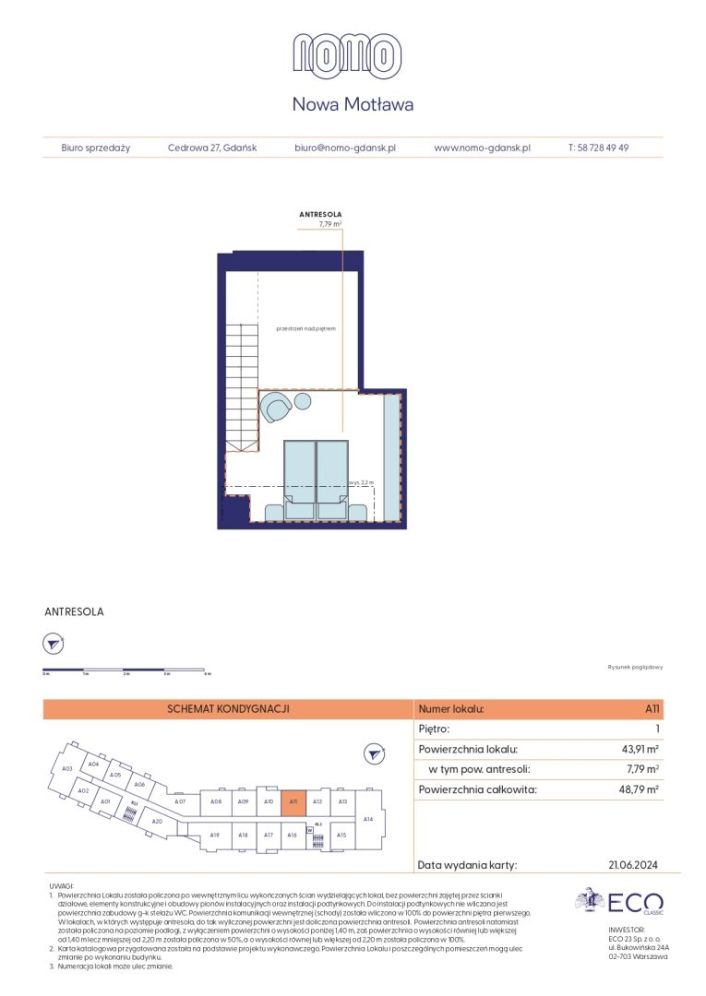 NoMo Nowa Motława| 2-pok. apartament z antresolą|A.11: zdjęcie 94490142