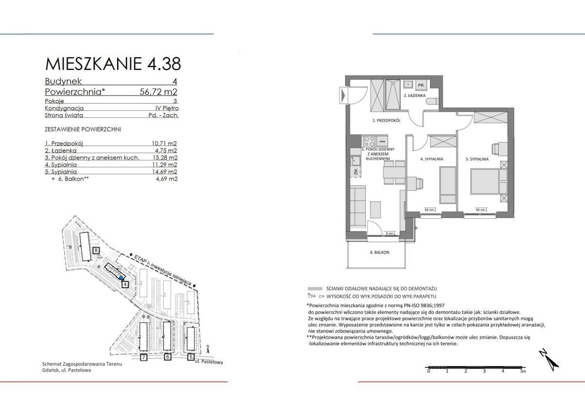 Mieszkanie - 3 pokojowe I 56m2 I Gotowe do odbioru: zdjęcie 94532098