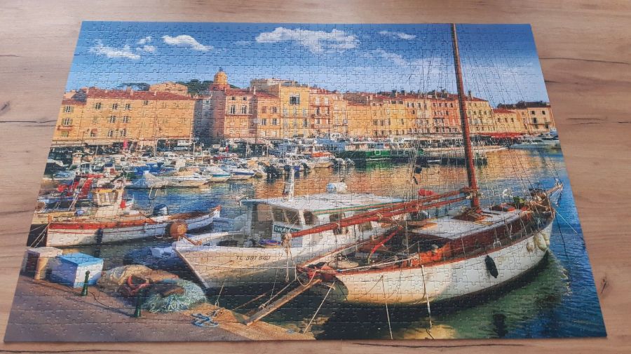 Puzzle trefl 1500 Stary Port w Saint Tropez