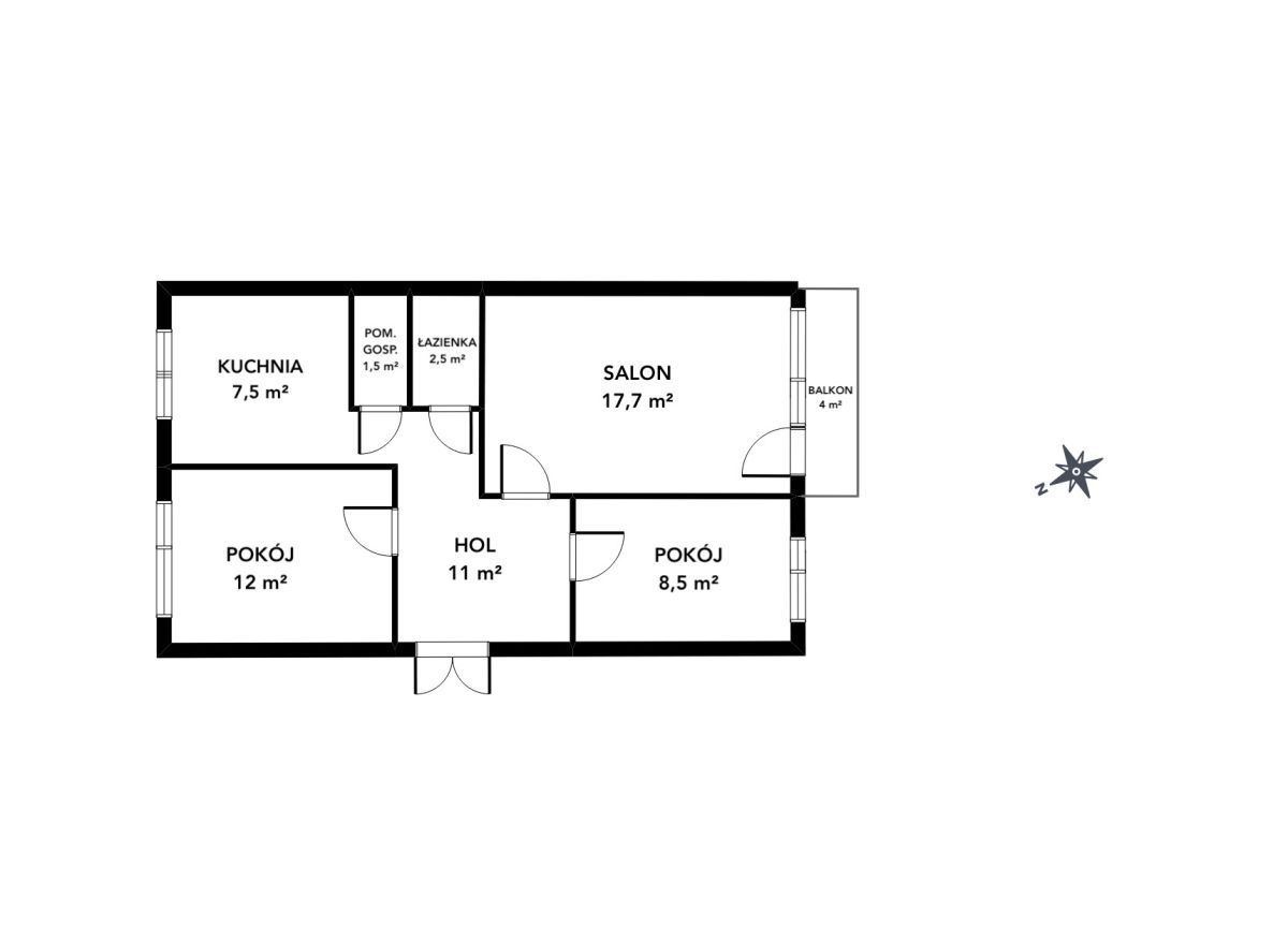 Przestronne i słoneczne 3 p. / Duży ogródek 30 m&sup2;: zdjęcie 94561124