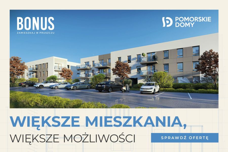 Komfortowe 4-pokojowe mieszkanie w Pruszczu Gdańskim