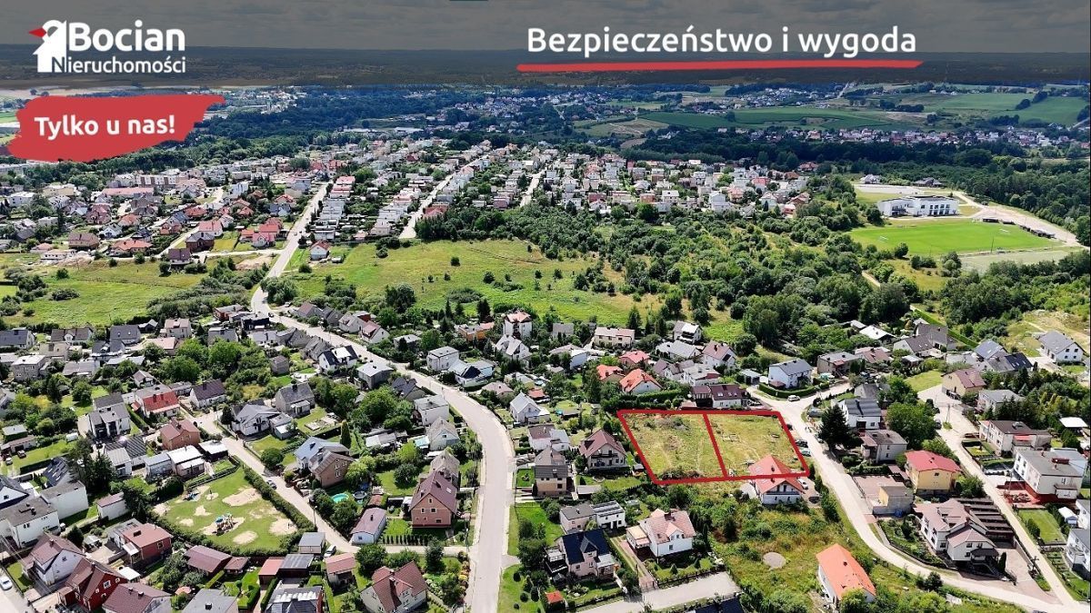 Słoneczne, płaskie działki z widokiem w Żukowie!: zdjęcie 94571128