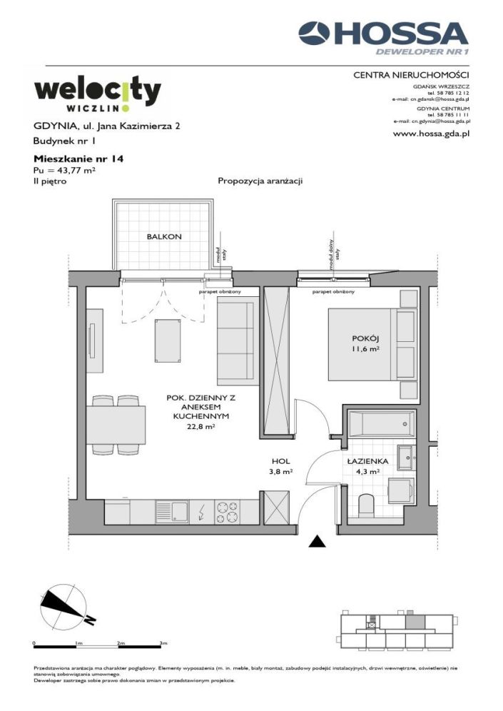 Mieszkanie - Gdynia Chwarzno-Wiczlino: zdjęcie 94578557