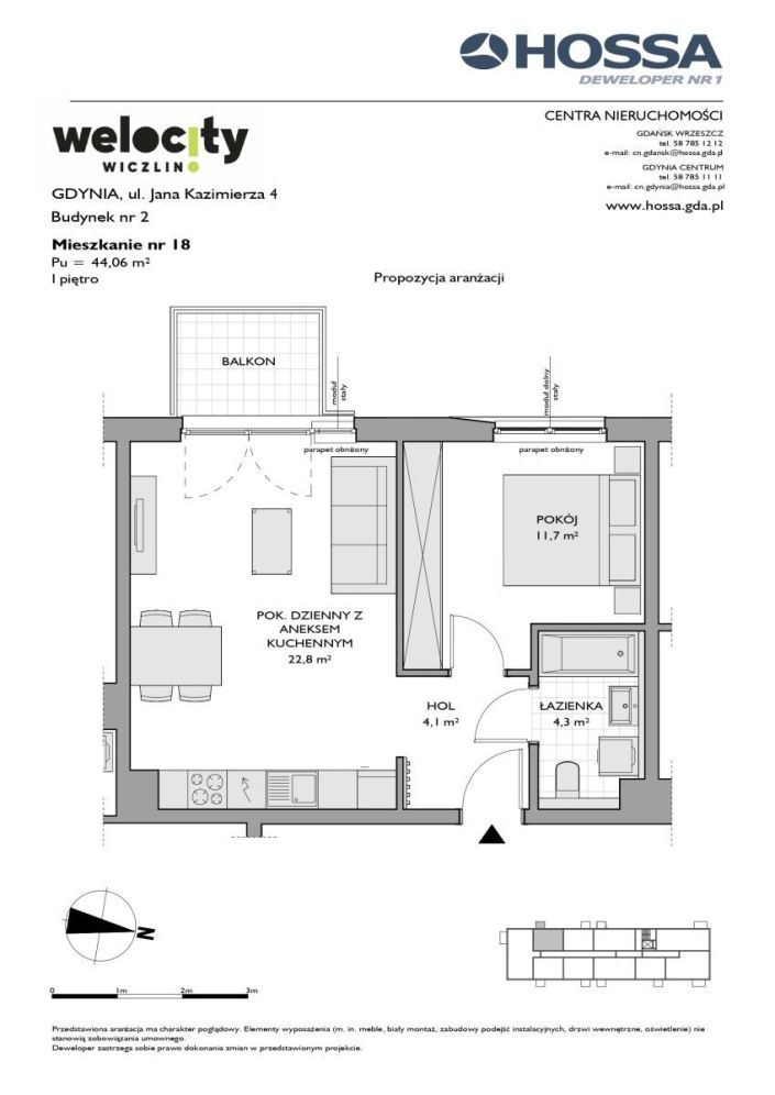 Mieszkanie - Gdynia Chwarzno-Wiczlino: zdjęcie 94578590