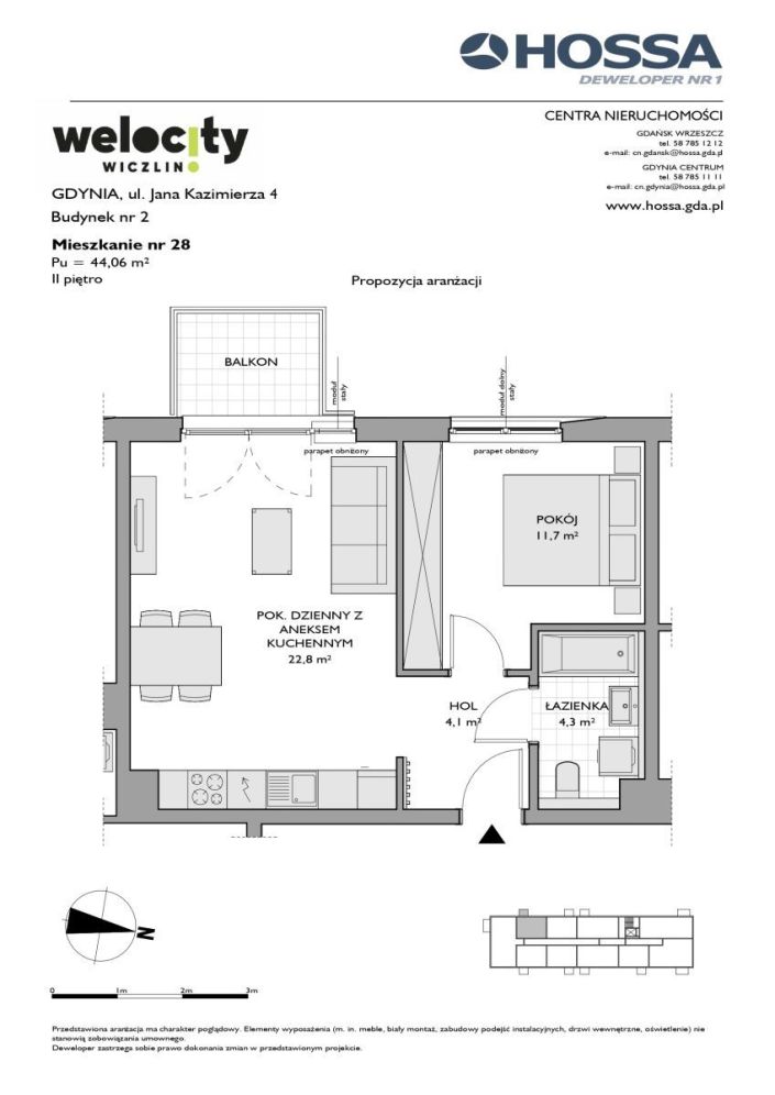 Mieszkanie - Gdynia Chwarzno-Wiczlino: zdjęcie 94578614