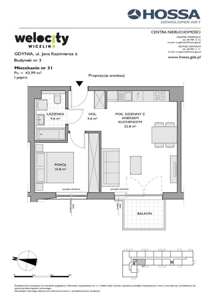 Mieszkanie - Gdynia Chwarzno-Wiczlino: zdjęcie 94578663