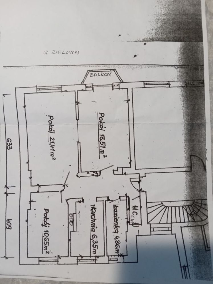 Śródmieście, 3 pokoje w kamienicy,sprzedam lub zamienię: zdjęcie 94593173