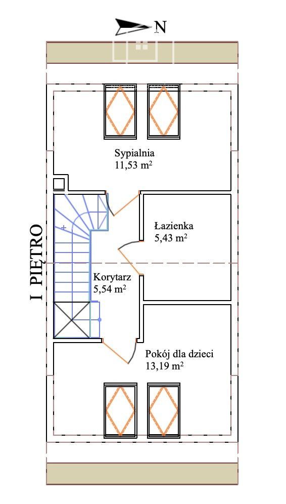 Dom w Baninie z ogrodem w zabudowie bliźniaczej, 90 m2. Piękny! Obok las: zdjęcie 94604571