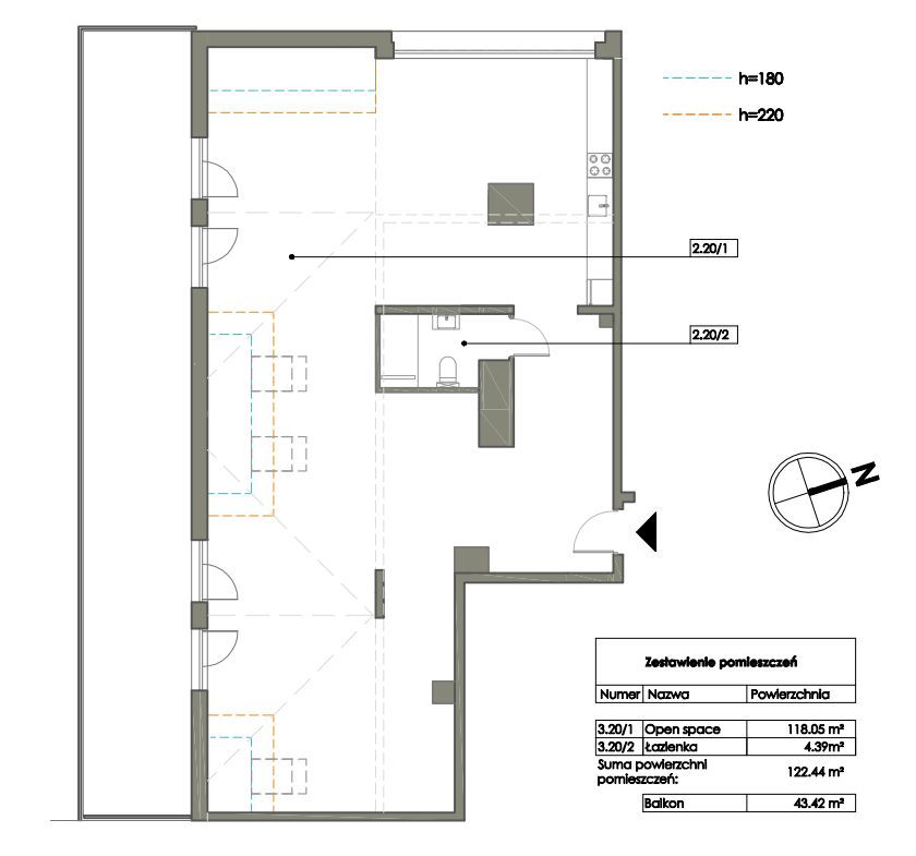 Open Space - do aranżacji - 122m2 - taras 43m2: zdjęcie 94635449