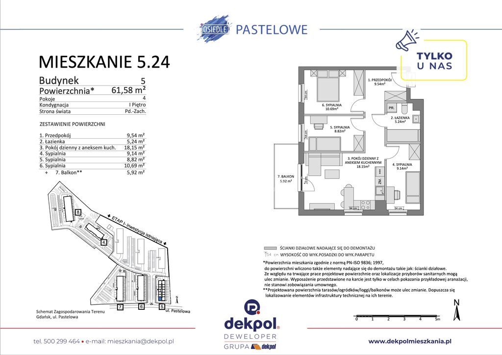 4pok. w cenie 3pok. /balkon/siłownia/hala garażowa: zdjęcie 94652813