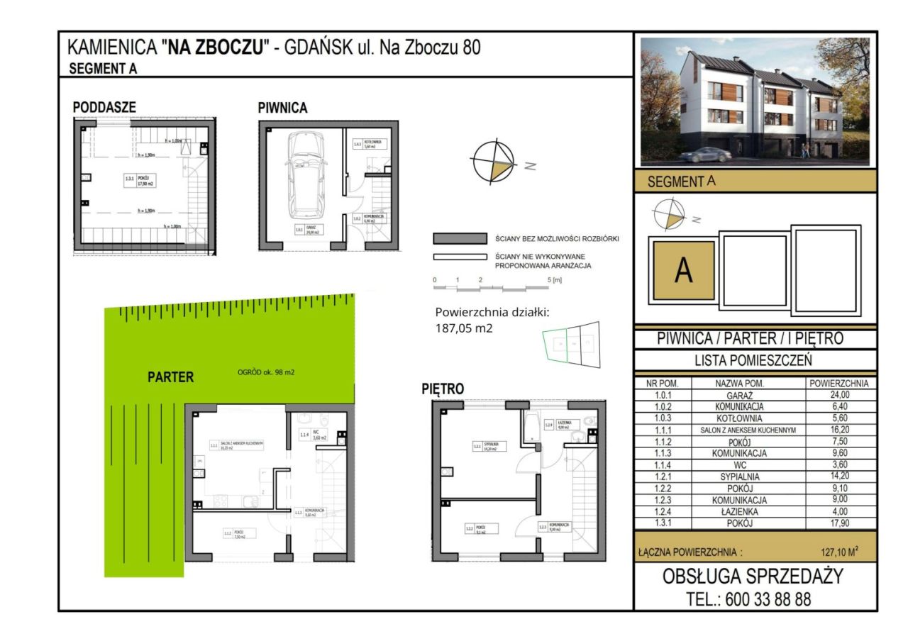 Gdańsk Na Zboczu 80 dom 127 m2: zdjęcie 94688238