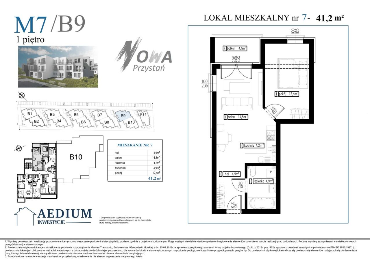 Lokale mieszkalne Rumia Nowa Przystań 37m2 -56m: zdjęcie 94688537