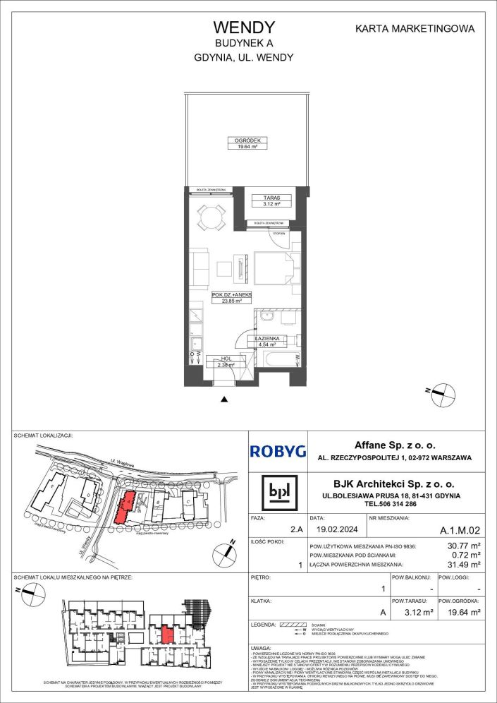 Mieszkanie 30.77 m&sup2; Gdynia Śródmieście: zdjęcie 94734957