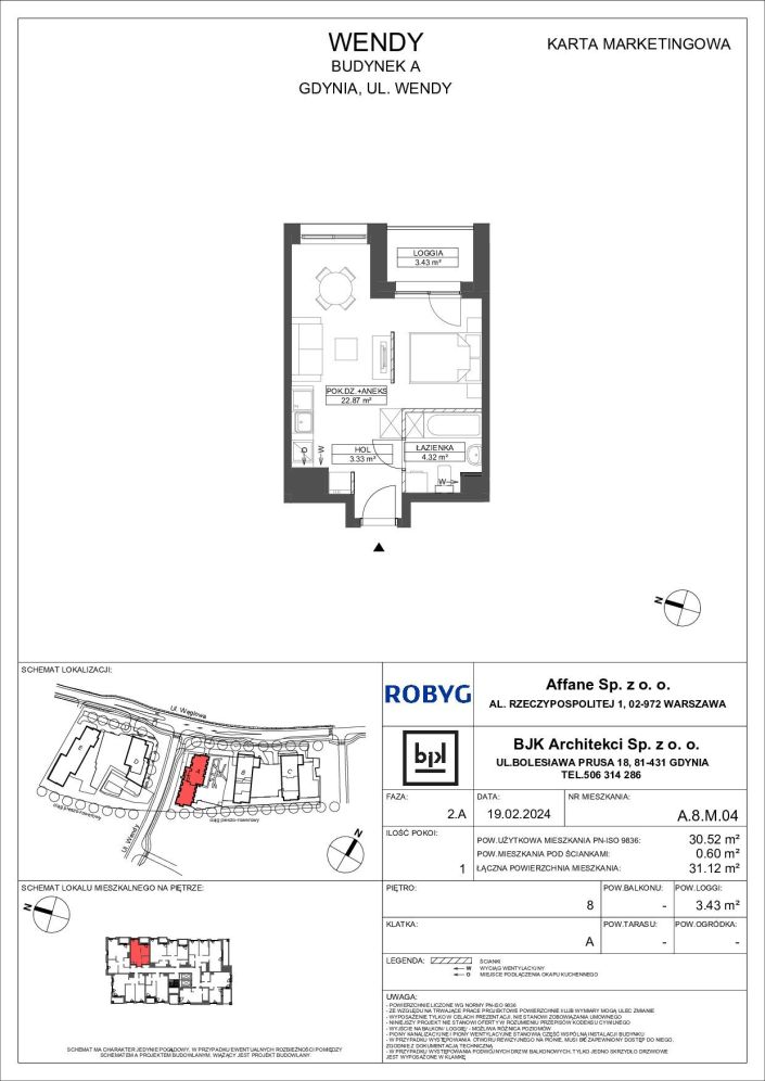 Mieszkanie 30.52 m&sup2; Gdynia Śródmieście: zdjęcie 94734960