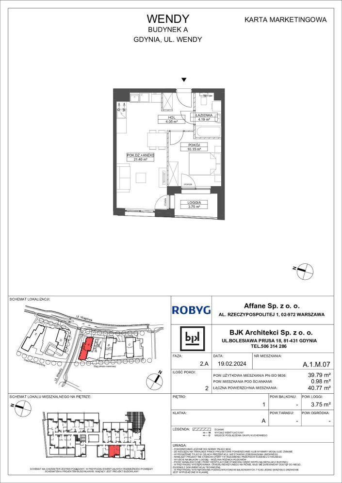 Mieszkanie 39.79 m&sup2; Gdynia Śródmieście: zdjęcie 94734974