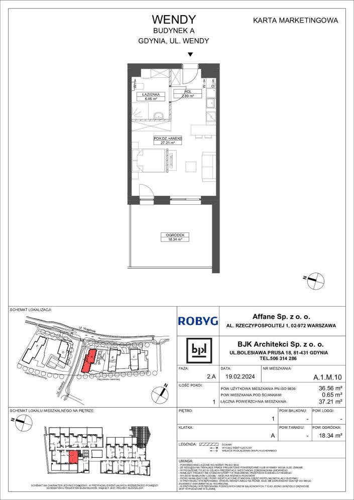 Mieszkanie 36.56 m&sup2; Gdynia Śródmieście: zdjęcie 94734977