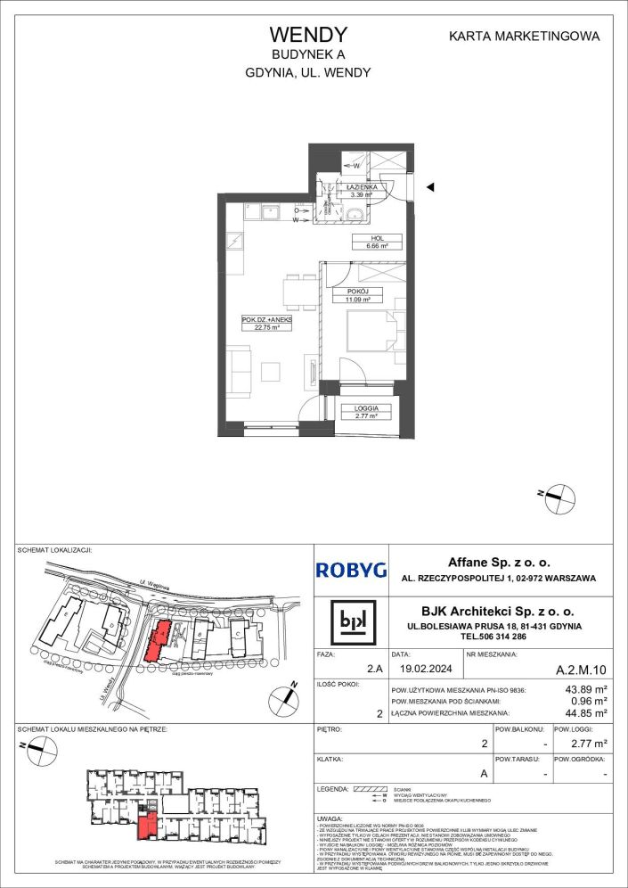 Mieszkanie 43.89 m&sup2; Gdynia Śródmieście: zdjęcie 94734989