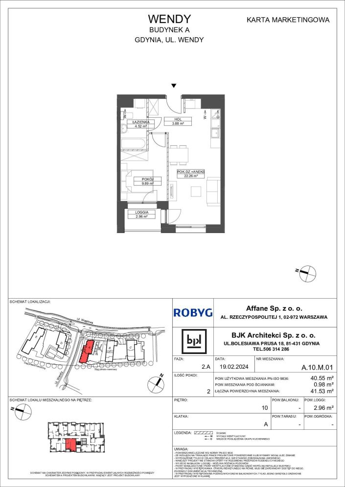 Mieszkanie 40.55 m&sup2; Gdynia Śródmieście: zdjęcie 94734990