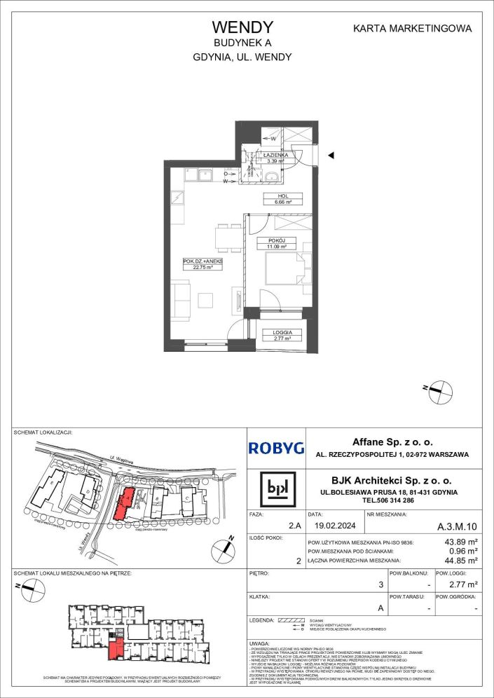 Mieszkanie 43.89 m&sup2; Gdynia Śródmieście: zdjęcie 94734991