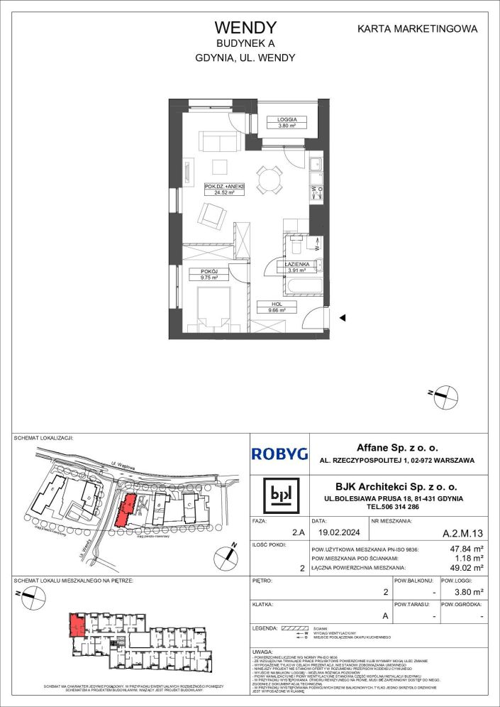 Mieszkanie 47.84 m&sup2; Gdynia Śródmieście: zdjęcie 94734995