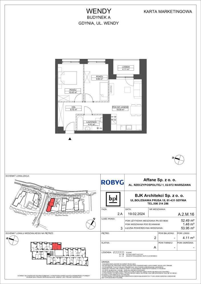 Mieszkanie 52.49 m&sup2; Gdynia Śródmieście: zdjęcie 94735001