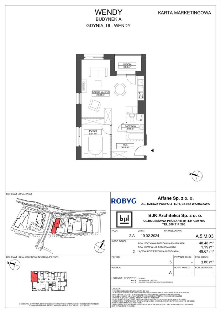 Mieszkanie 48.48 m&sup2; Gdynia Śródmieście: zdjęcie 94735002