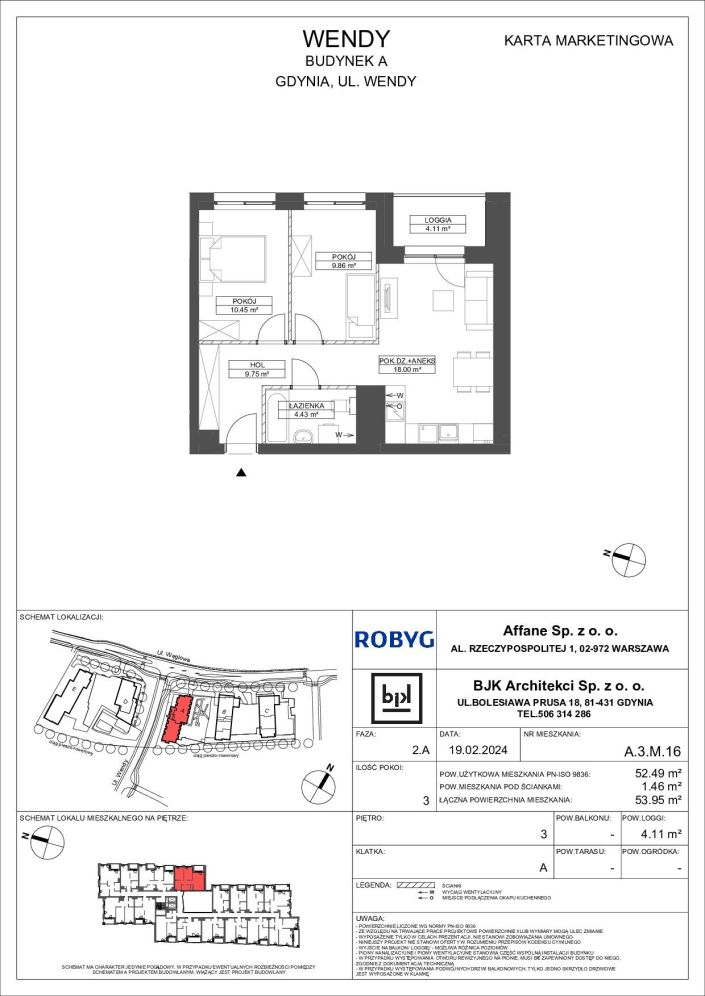 Mieszkanie 52.49 m&sup2; Gdynia Śródmieście: zdjęcie 94735003