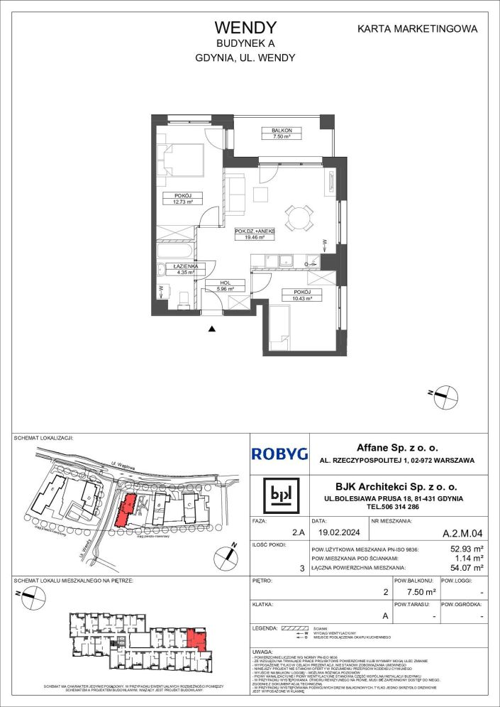 Mieszkanie 52.93 m&sup2; Gdynia Śródmieście: zdjęcie 94735004