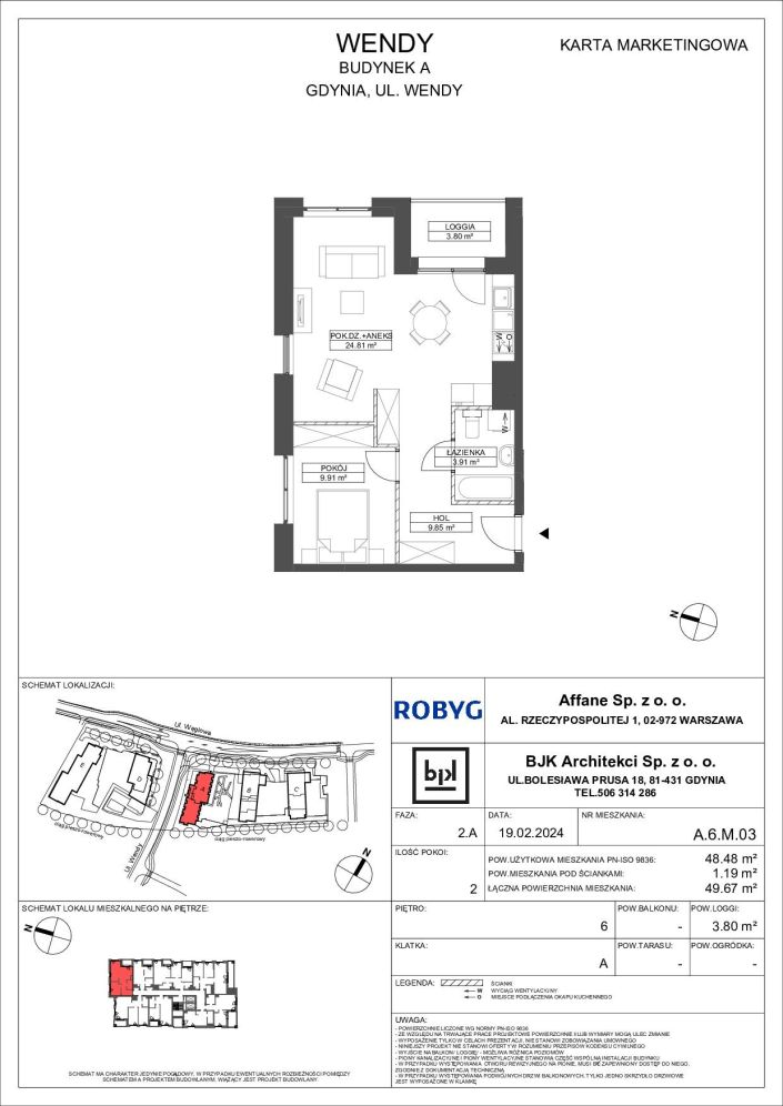 Mieszkanie 48.48 m&sup2; Gdynia Śródmieście: zdjęcie 94735005