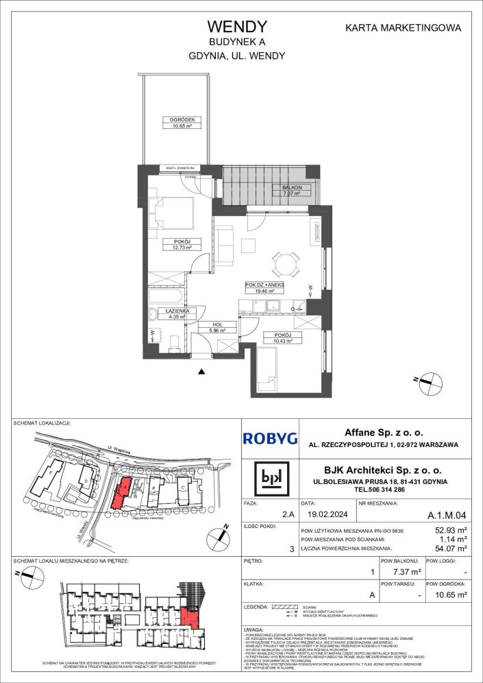 Mieszkanie 52.93 m&sup2; Gdynia Śródmieście: zdjęcie 94735008