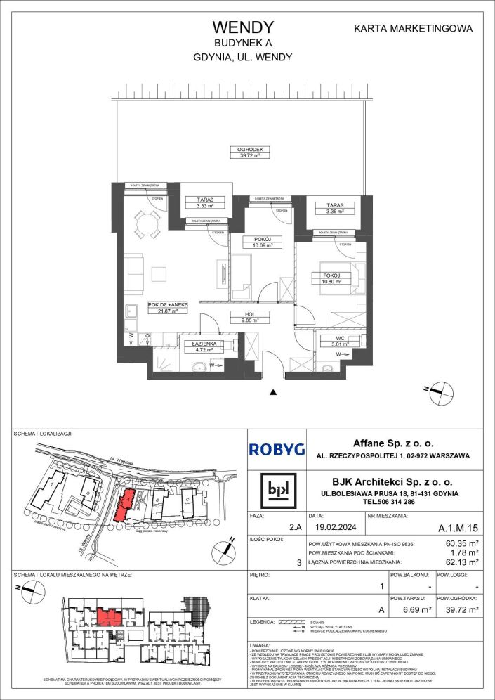 Mieszkanie 60.35 m&sup2; Gdynia Śródmieście: zdjęcie 94735022