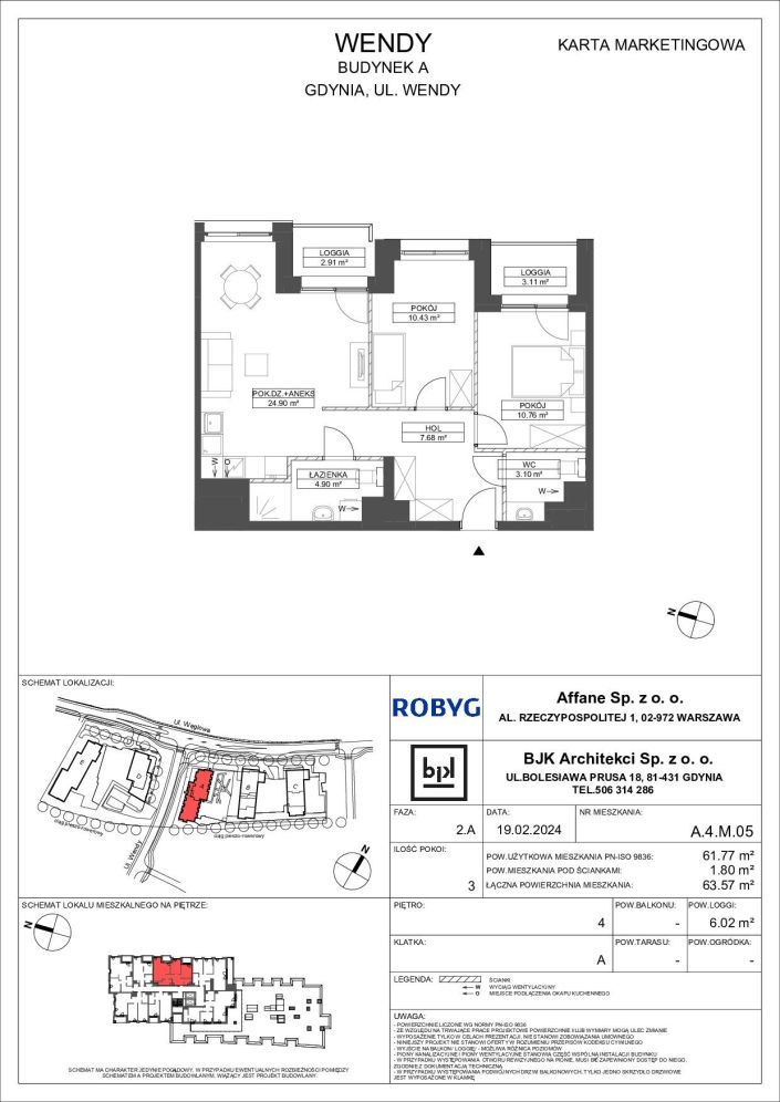 Mieszkanie 61.77 m&sup2; Gdynia Śródmieście: zdjęcie 94735023