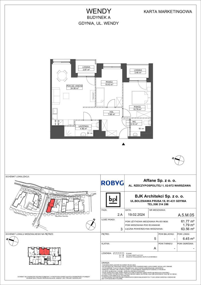 Mieszkanie 61.77 m&sup2; Gdynia Śródmieście: zdjęcie 94735024