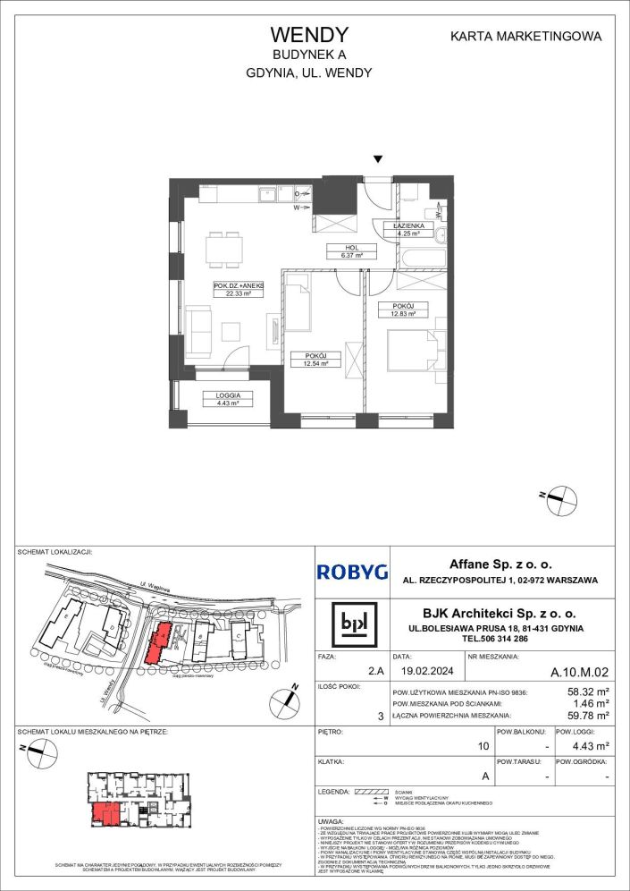 Mieszkanie 58.32 m&sup2; Gdynia Śródmieście: zdjęcie 94735033